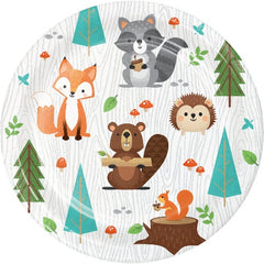 Woodland Party Cake Plates