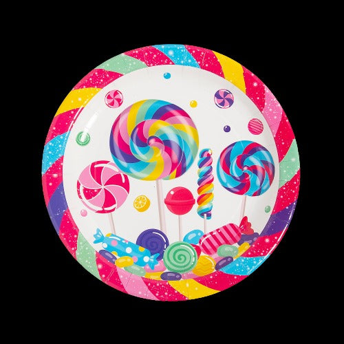 Candyworld Paper Dinner Plates