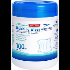75% Alcohol Based Sanitizing Wipes - 100 pcs per Resealable Canister