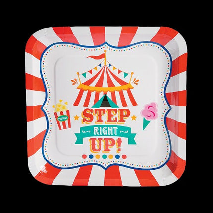 Carnival Paper Dinner Plates