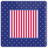 Patriotic Theme Stars & Stripes 10" Plates | PartyGlowz