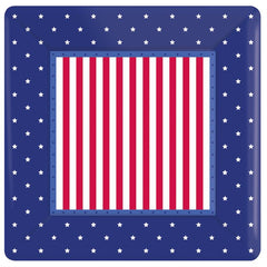 Patriotic Stars & Stripes 10" Plates