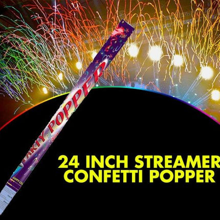 Streamer Confetti Popper (24 inches)