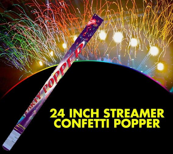 Streamer Confetti Popper (24 inches)