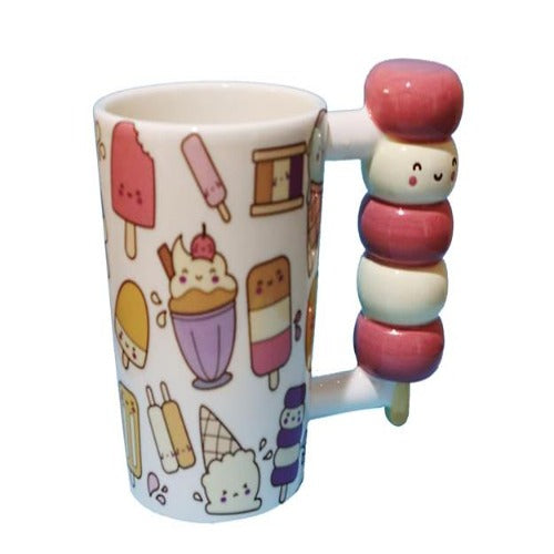 12 oz Ice Cream Scoops Handle Coffee Mug