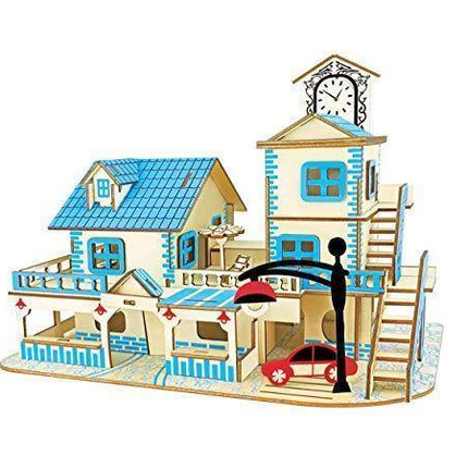 Natural Wood 3D Puzzle Charming Aegeap Sea Craft Building Set