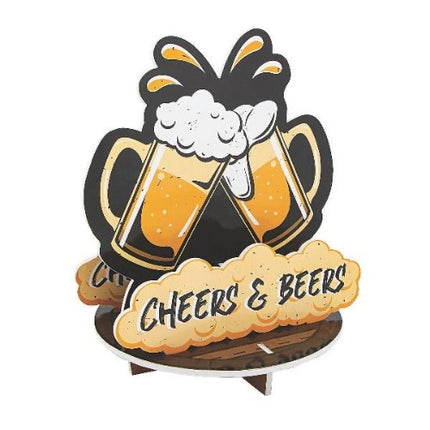 9" x 11" Cheers & Beers Centerpiece