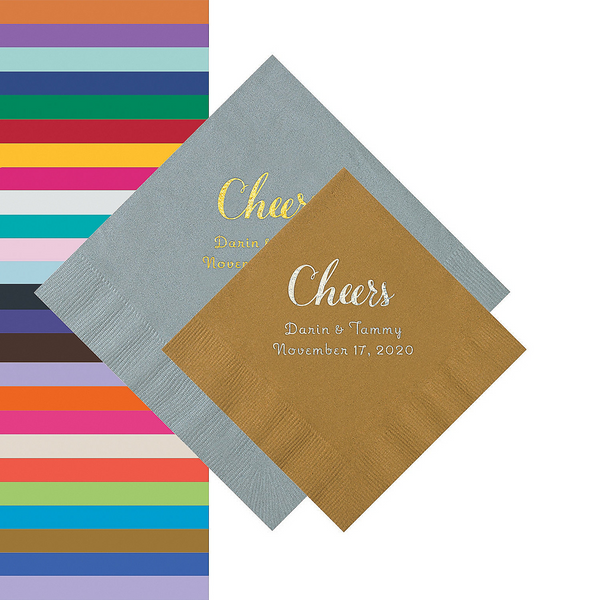 Cheers Personalized Luncheon Napkins