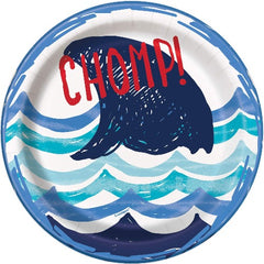 Shark Party Cake Dessert Plates