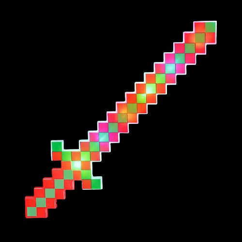 24 Inch LED Light Up Christmas Light up Pixel Sword
