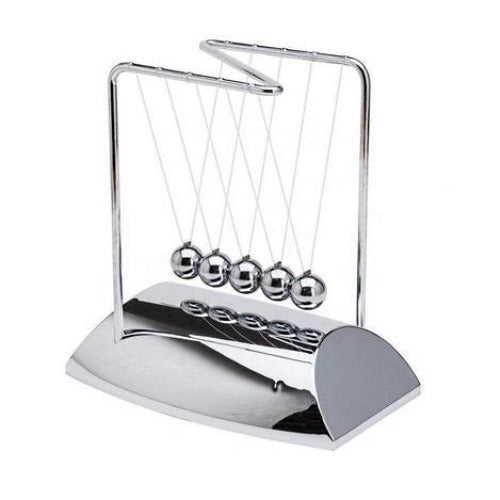 Newton's Cradle Z Shape 7 Metal balls with Chrome base