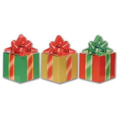 Christmas Presents Favor Boxes - 3 Per Pack