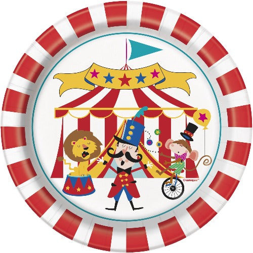 Circus Tent Cake Dessert Plates
