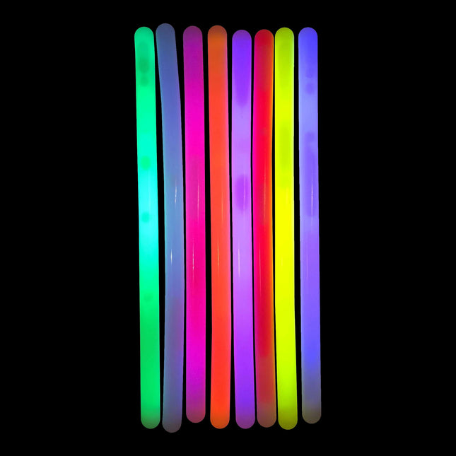 12 Inch Premium Multicolor Jumbo Glow Sticks