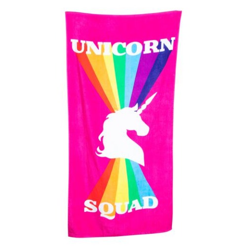 60 Inch Unicorn Squad Beach Towel