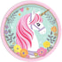 Unicorn Party Floral Dessert Plates