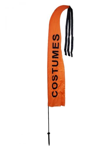 Costume Flag 84 Inches Including Pole