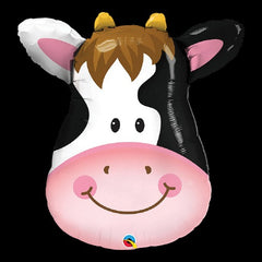 Contended Cow-Shaped 32" Mylar Balloon