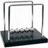 Newton's Cradle 5.5" Metal Balls With Black Wooden Base