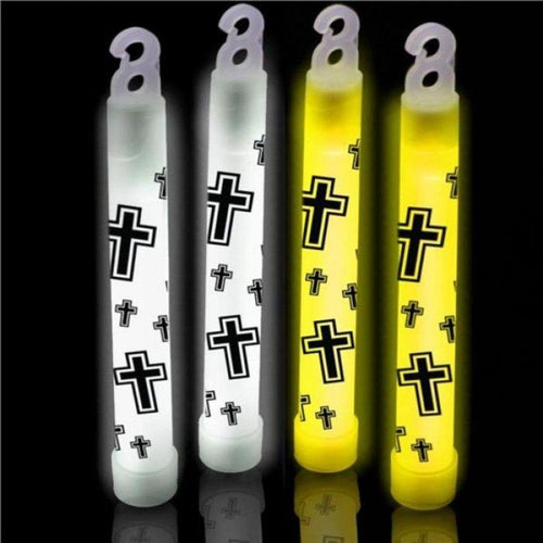 6 Inch Christian Cross Glow Sticks