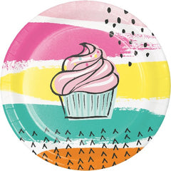 Cupcake Party Dessert Plates