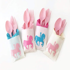 Cutlery Carousel Horse Bags