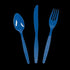 Blue Plastic Cutlery Sets