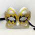 Silver Venetian Face Mask