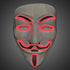 Red LED EL Wire Mask Vendetta | PartyGlowz