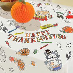 Thanksgiving Color-In Table Cover