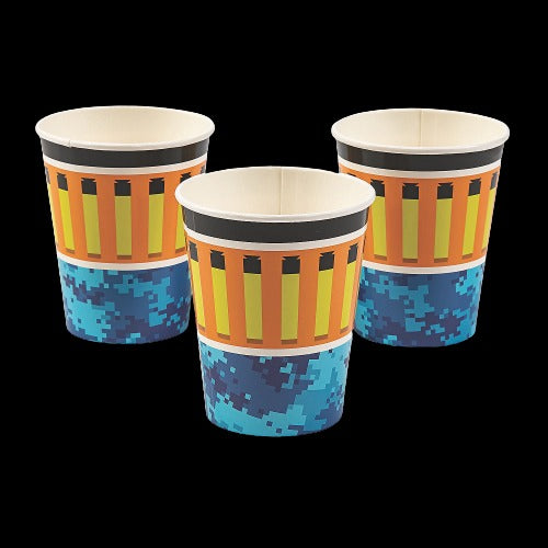 9 Oz Dart Battle Party Paper Cups