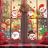 10 Sheets 187 pcs Christmas Decorations Wall Decals