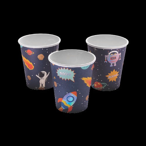 9 Oz Iridescent Out of This World Paper Cups