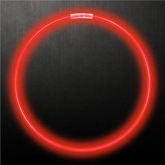 22" Supreme Red Glow Stick Necklace - Pack of 50 Necklaces