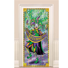 Mardi Gras Door Cover