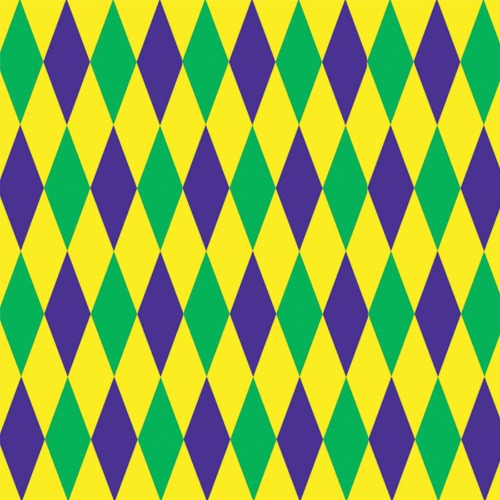 30 Feet Mardi Gras Room Roll