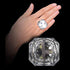LED Princess Cut Diamond Bling Rings
