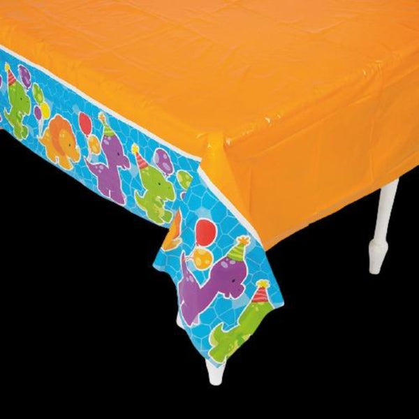 Little Dino Plastic Tablecloth