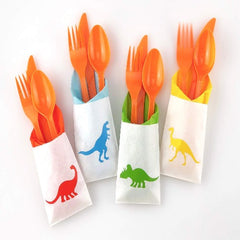 Dinosaur Colorful Cutlery Bags