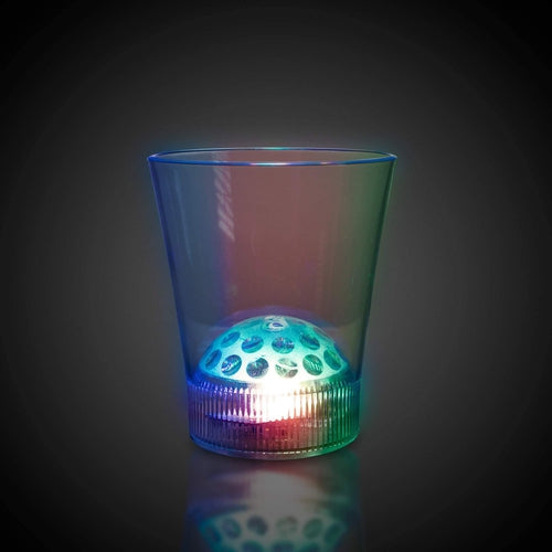 LED Light Up Flashing Disco Projector 8 Oz Cup
