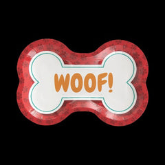Dog Party Dessert Paper Plates