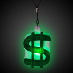 LED Dollar Sign Necklace