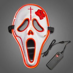 EL Wire Scream Mask