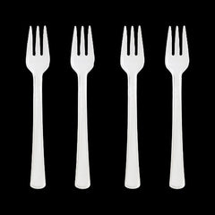 Clear Mini Appetizer Forks