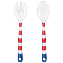 Patriotic Salad Servers - Folk & Spoon Combo