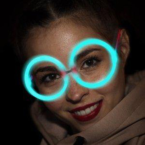 Round Shaped Glow Eye Glasses - Pack of 50 Eyeglasses