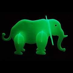 Glow in the Dark 3D Safari Animal - Elephant