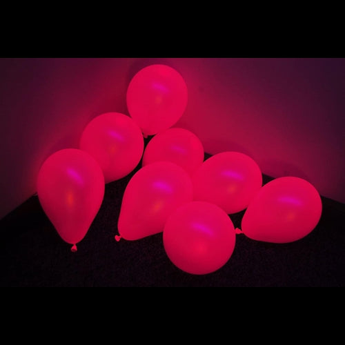 Blacklight Reactive Latex 11 inch Balloons Pink