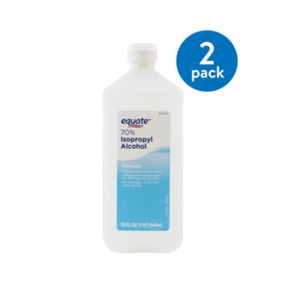70% Isopropyl Alcohol, 32 Oz Pack of 2