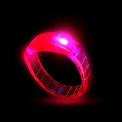 LED Flashing Red Bangle Bracelets